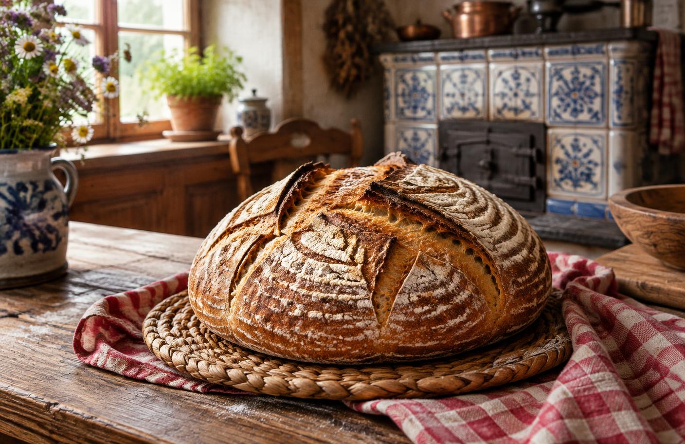 Brot mit knuspriger Kruste