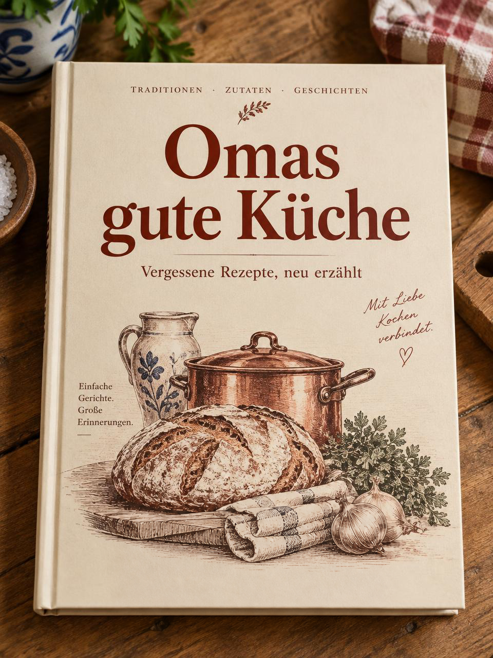 Das Kochbuch „Omas gute Küche — 47 vergessene Rezepte“